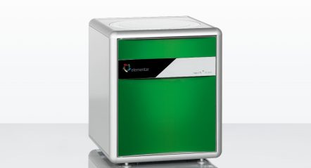 Fast N/Protein Analyzer (Rapid N Exceed system, Elementar, Germany) with patented Regainer technology for outstanding sample throughput